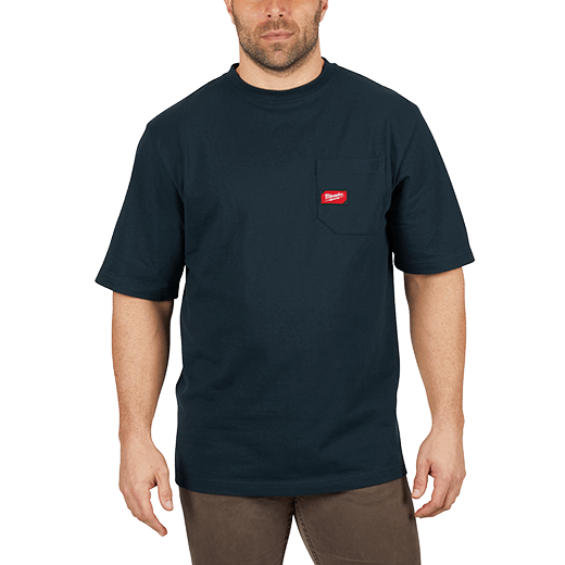 601BL, 601BLS, 601BLM, 601BLL, 601BLXL, 601BLXXL, 601BL3XL - Short Sleeve Heavy Duty Pocket T-Shirt